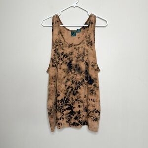 Vintage Bleached Tie Dye Tank Top